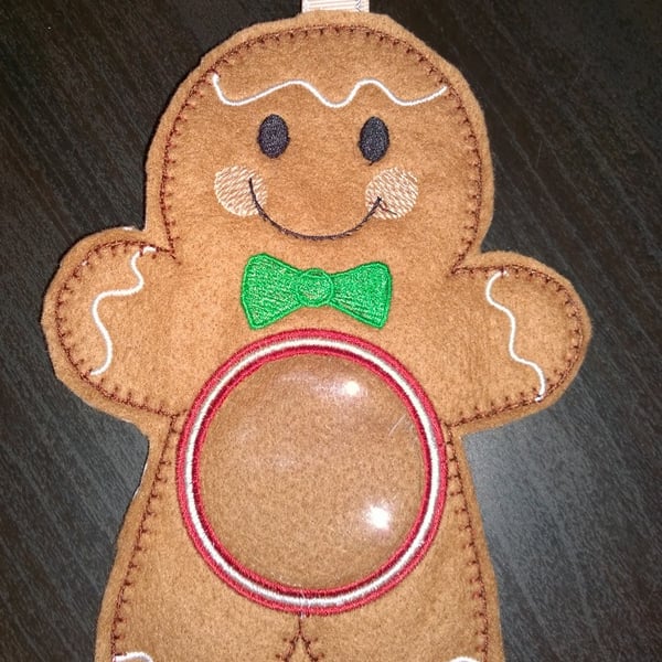 Gingerbread Boy Christmas Treat Decoration