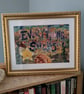 Everything Sucks Original Demotivational Collage, Framed - Image 1