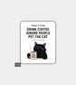 Funny Vinyl Sticker For Adults - Cute Snarky Cat