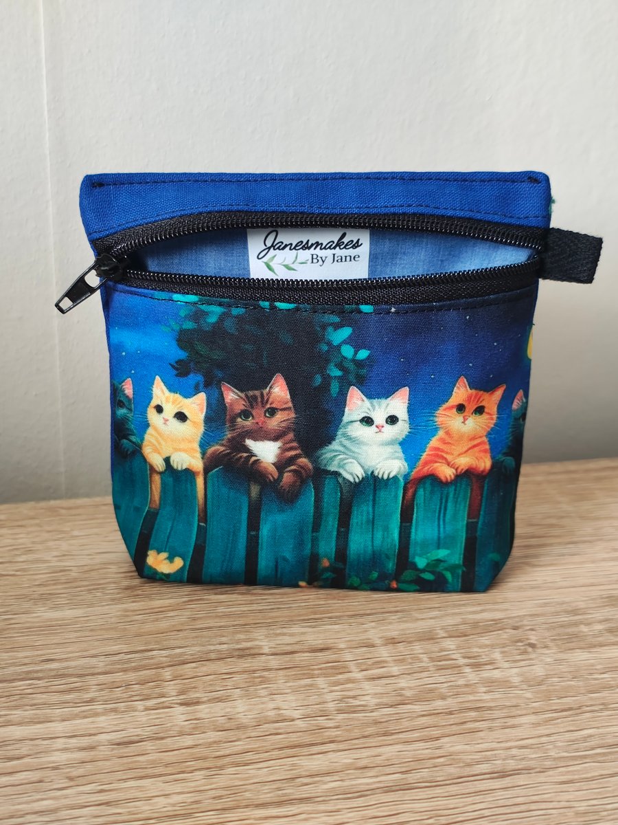Small coin Purse, Night Cats