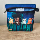 Small coin Purse, Night Cats
