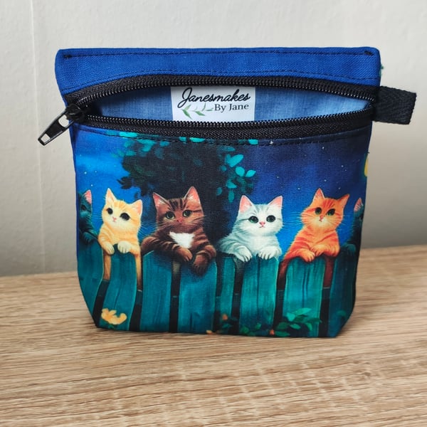 Small coin Purse, Night Cats