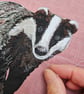 Badger card, blank card, printed card for badger and animal lovers - Image 9