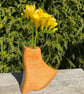 Handcrafted Beech Wood Sculptural Vase - Image 4