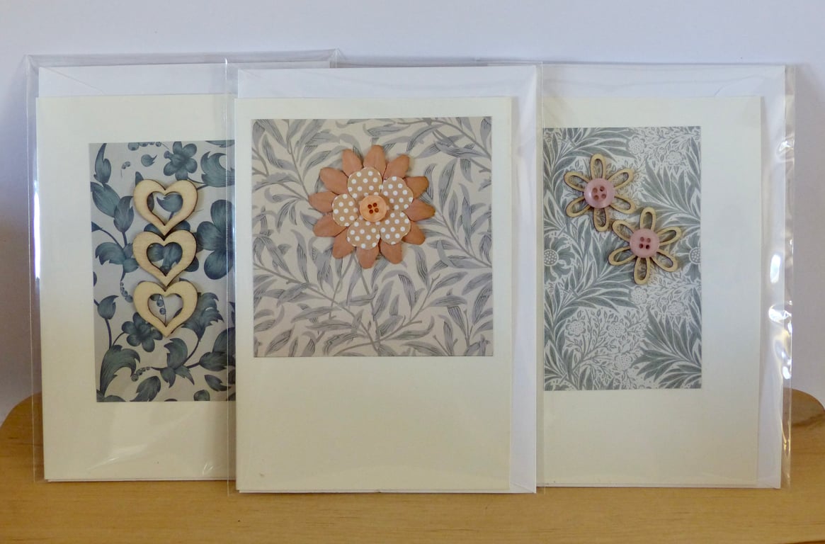Pack of 3 A6 Cards