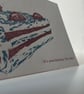 Letterpress and Lino printed Cake birthday card - Image 4