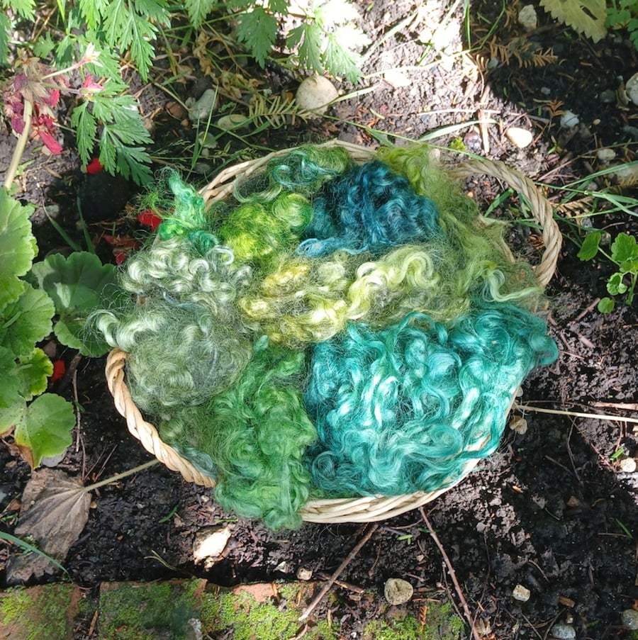 Gorgeous Greens Gotland fleece