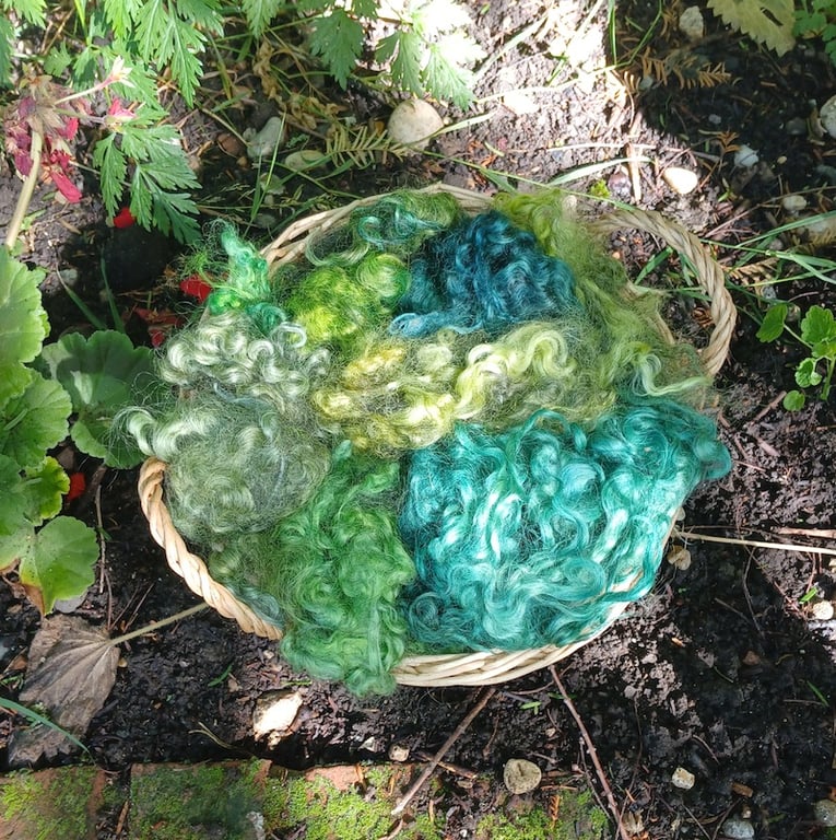 Gorgeous Greens Gotland fleece