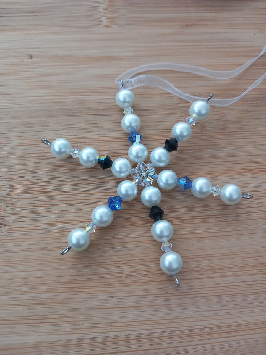 Beaded tree decoration