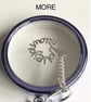 Sterling Silver “Love You More” Handbag Charm, with a Chainmaille Chain, Keyring - Image 4