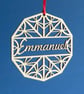 'Emmanuel' bauble (small)