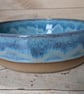 Large toasted turquoise green salad or serving bowl - Image 4