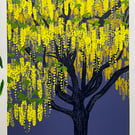Laburnum Bloom original screen print - perfectly imperfect