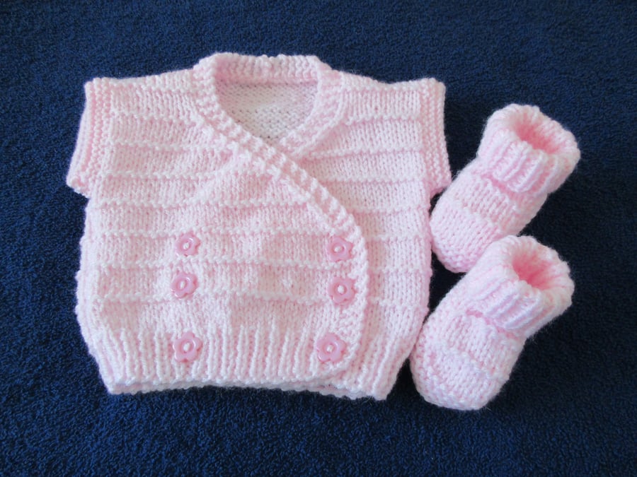 12" Premature Waistcoat & Booties Set