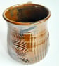 Reduction Fired Temako Mug Brown Glaze  - Hand Thrown Stoneware Ceramic Mug  - Image 3