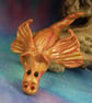 Tiny Elemental Fire Dragon 'Gilden' OOAK Sculpt by artist Ann Galvin