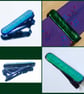 Green Dichroic Glass Tie Clip - 4065 - Image 5