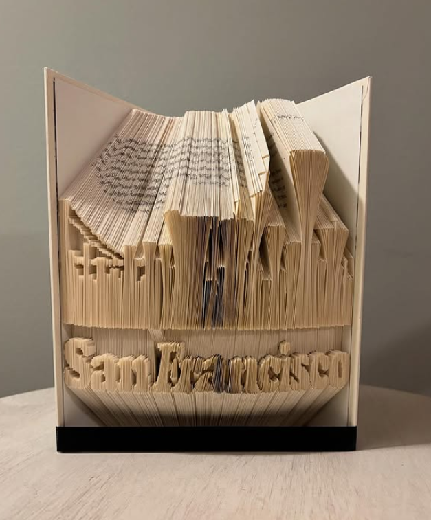 San Francisco Skyline COMBI Book Folding Pattern - EMAILED PDF PATTERN