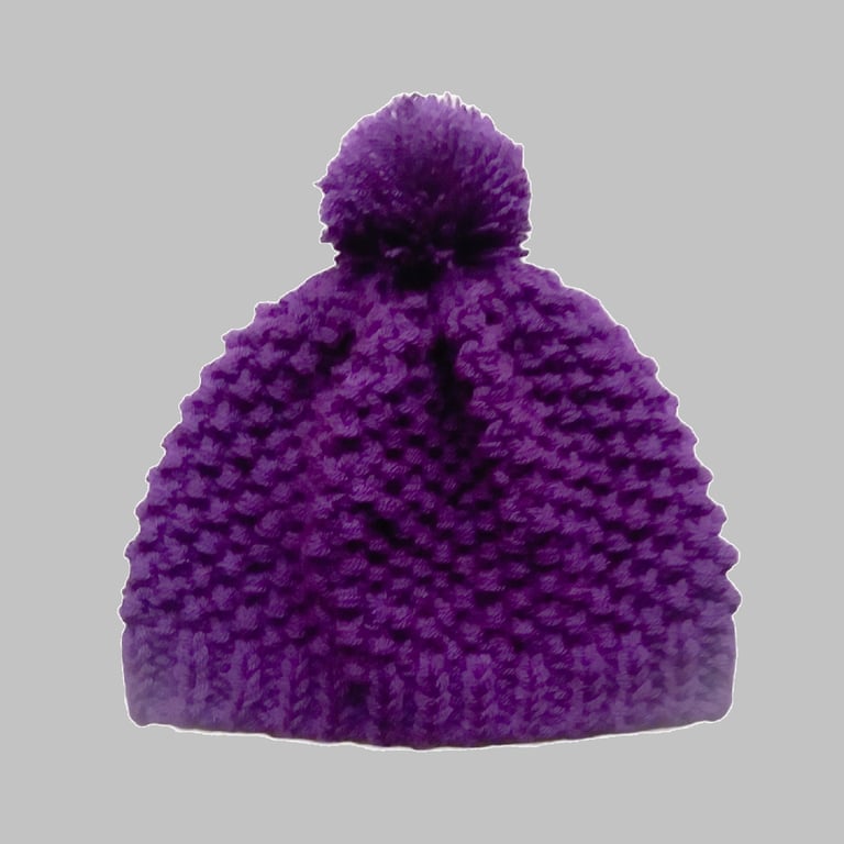 KNITTING PATTERN PDF Purple Emperor Hat