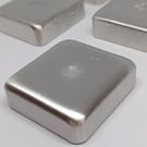 Lead-Free Pewter Ingot 250g Approx. 95% Tin for Jewellery Making & Casting