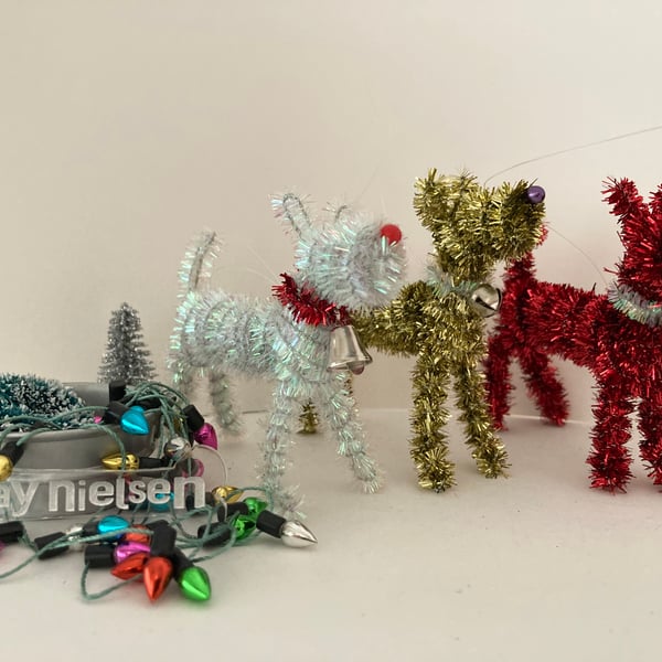 Three Tinsel Terriers 