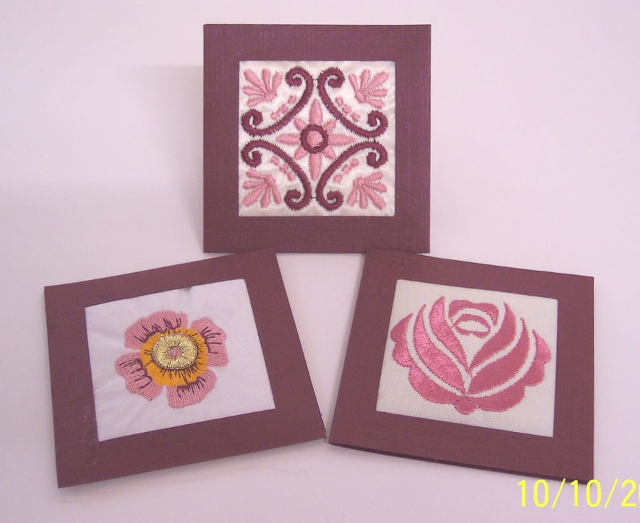 Embroidered Gift Cards - Small Cards