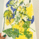 Leaf relief print