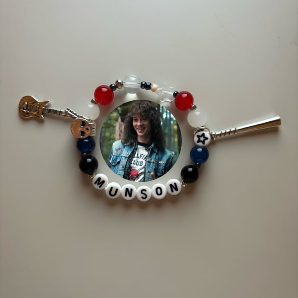 Eddie Munson inspired handmade bracelet