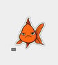 Funny Novelty Vinyl Sticker - Unimpressed Fish