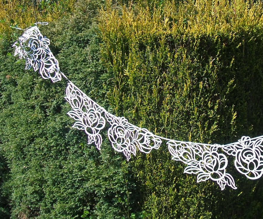 Paper Lace Bunting