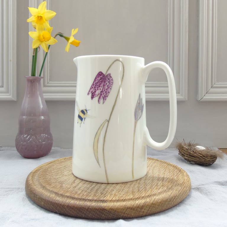 Spring Flower One Pint Jug