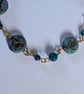 Apatite and Glass Beaded Bird Bracelet - Image 2