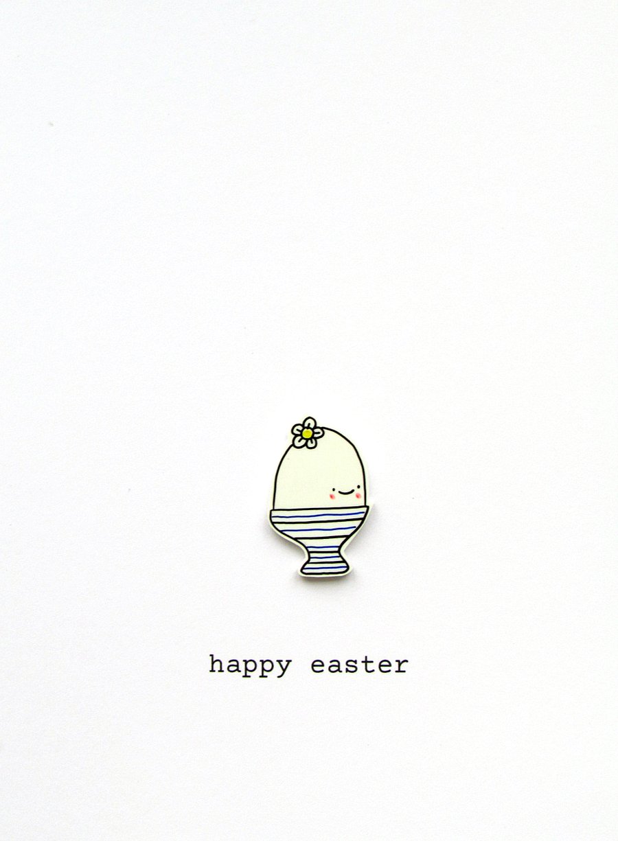 easter card - ethel the egg