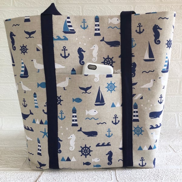 Beach bag, tote bag, shoulder bag, picnic bag 