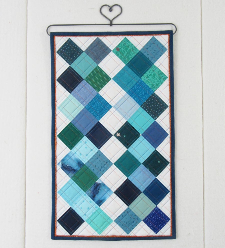 Quilted Mini Patchwork Wall Hanging