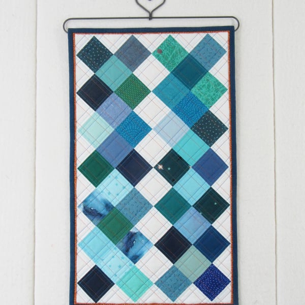 Quilted Mini Patchwork Wall Hanging