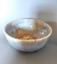 Handmade Ceramic Stoneware Bowl: Blue pink glaze - Image 2
