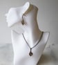Acorns and Oak Leaf Bronze Tone Earrings - Image 10