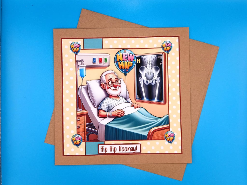 Hip Operation, Male, Decoupage 