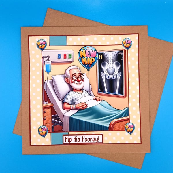 Hip Operation, Male, Decoupage 