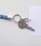 Lanyard for Identity Badge and Key, Handmade, Kumihimo Braided Cotton Thread  - Image 3