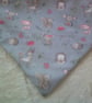 Squirrels, Hedgehogs and Deer on Grey Dribble Bib - Image 4