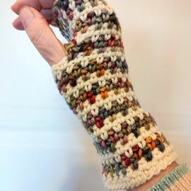 Fingerless Gloves Alpaca and Wool