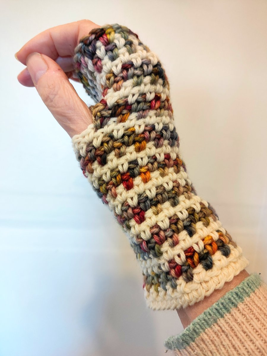 Fingerless Gloves Alpaca and Wool