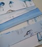 Seascape paper backed fabric offcuts for crafting - zero waste materials - Image 8