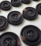 1 & 1 8" 28mm 44L polyester Tortoise Shell Buttons DESIGNER - Image 5
