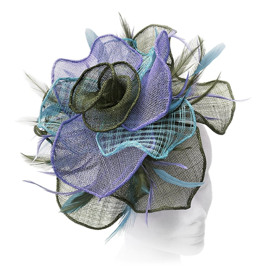 "Marigold".....Sinamay Fascinator