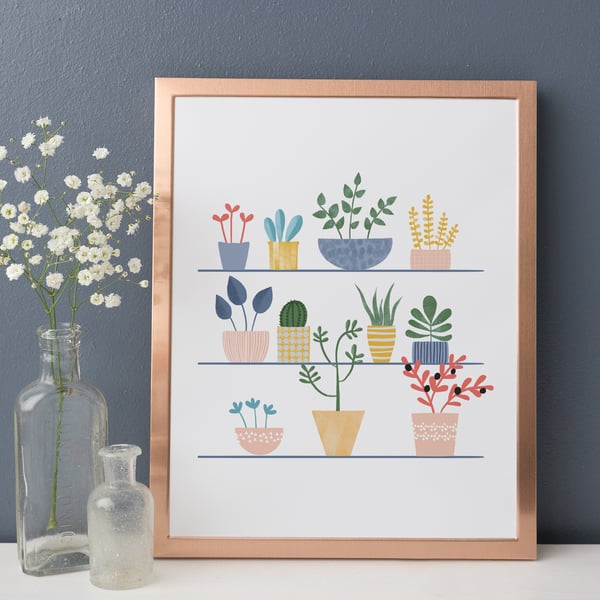 Plants A4 Art Print - Seconds Sunday