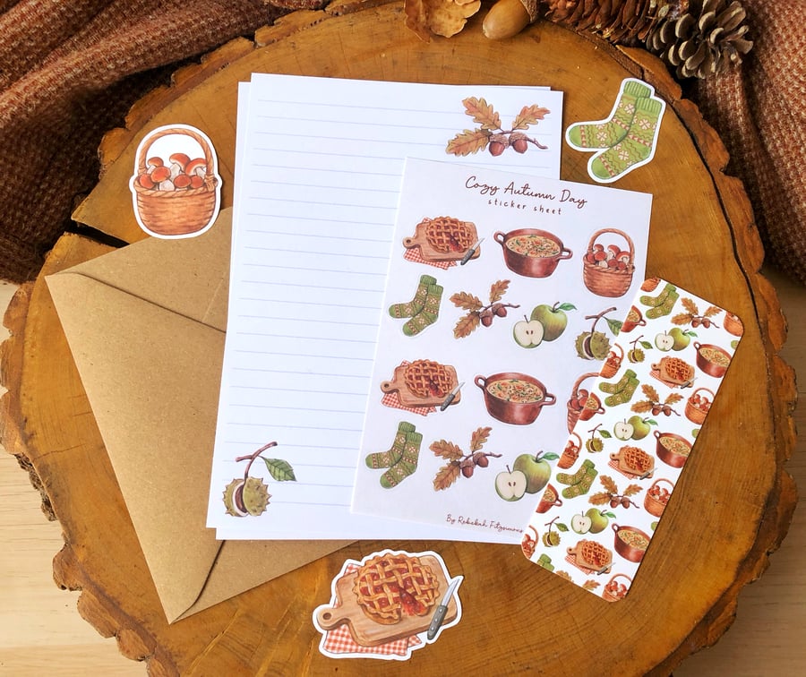 Autumn Stationery Set - A4 and A5 Writing Paper