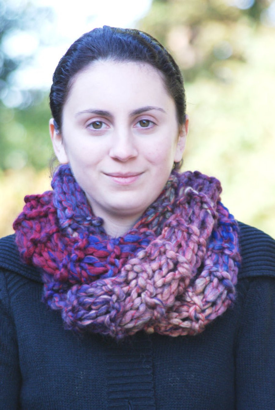  Scarf Knitted Chunky Cowl Neckwarmer